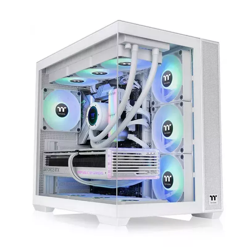 Obudowa PC Thermaltake View 380 TG ARGB Snow Midi Tower biała