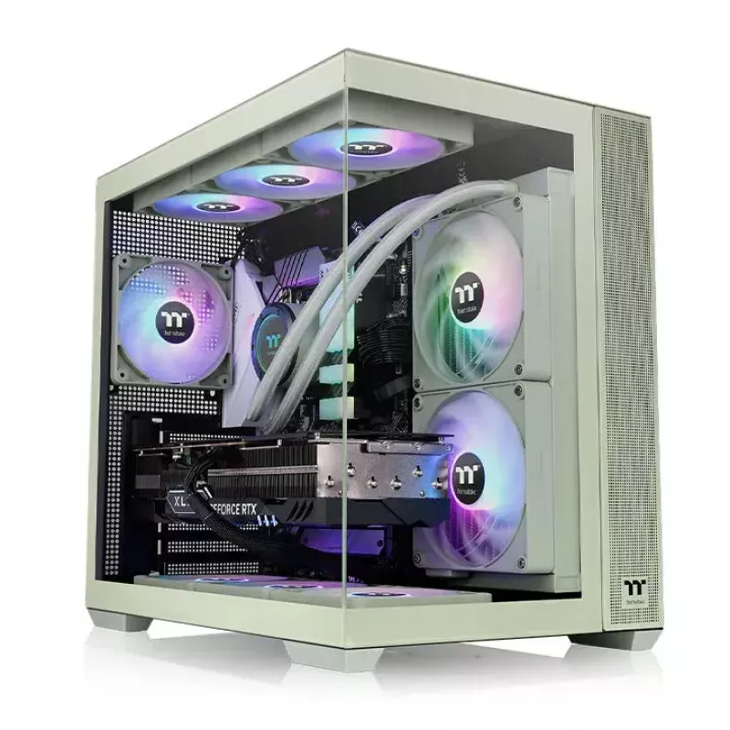 Obudowa PC Thermaltake View 380 TG ARGB Midi Tower zielona
