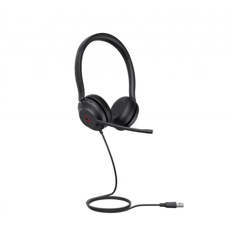 Yealink UH35 Dual Teams USB-A Headset, Wired, Office/Call center, 20 - 20000 Hz, 139.5 g, Headset, Czarny