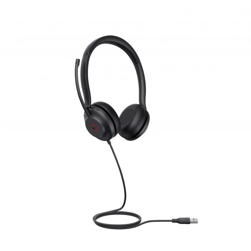 Yealink UH35 Dual Teams USB-A Headset, Wired, Office/Call center, 20 - 20000 Hz, 139.5 g, Headset, Czarny