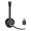 Yealink WH64 Hybrid Dual UC Zestaw słuchawkowy Bezprzewodowy Na głowę Biuro/Call center Micro-USB Bluetooth Czarny