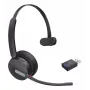 Yealink WH64 Hybrid Mono UC Headset Wireless Head-band Office/Call center Micro-USB Bluetooth Czarny
