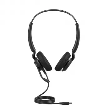 Jabra Engage 40 - USB-C UC Stereo, przewodowy, biuro/centrum telefoniczne, 63 g, słuchawki, czarny