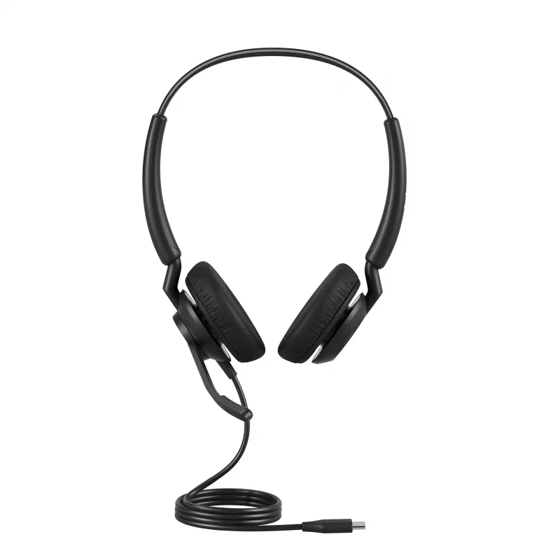 Jabra Engage 40 - USB-C UC Stereo, przewodowy, biuro/centrum telefoniczne, 63 g, słuchawki, czarny