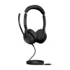 Jabra Evolve2 50 - USB-C MS Stereo, przewodowy, 20 - 20000 Hz, biuro/centrum telefoniczne, 127 g, słuchawki, czarny