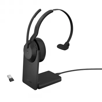 Słuchawka Jabra Evolve2 55 - Link380a MS Mono (z podstawką)