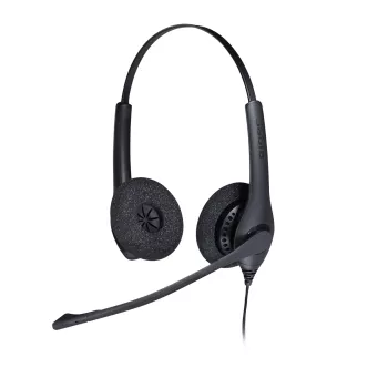 Jabra BIZ 1500 Duo USB, przewodowy, 20 - 6800 Hz, biuro/centrum rozmów, 116 g, zestaw słuchawkowy, czarny
