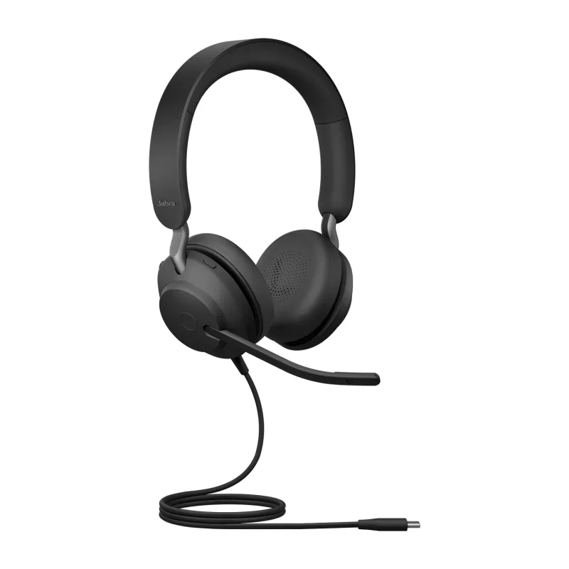 Jabra Evolve2 40 SE USB-C, UC Stereo (z przedłużonym przewodem)