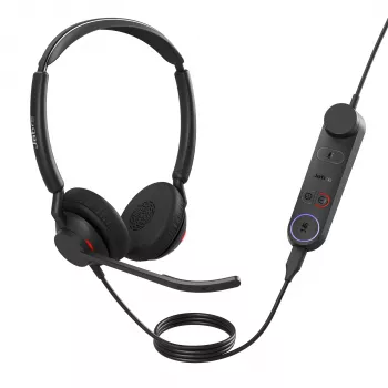 Jabra Engage 50 II - (50 II Link) USB-A MS Stereo, przewodowy, biuro/centrum telefoniczne, 65 g, słuchawki, czarny