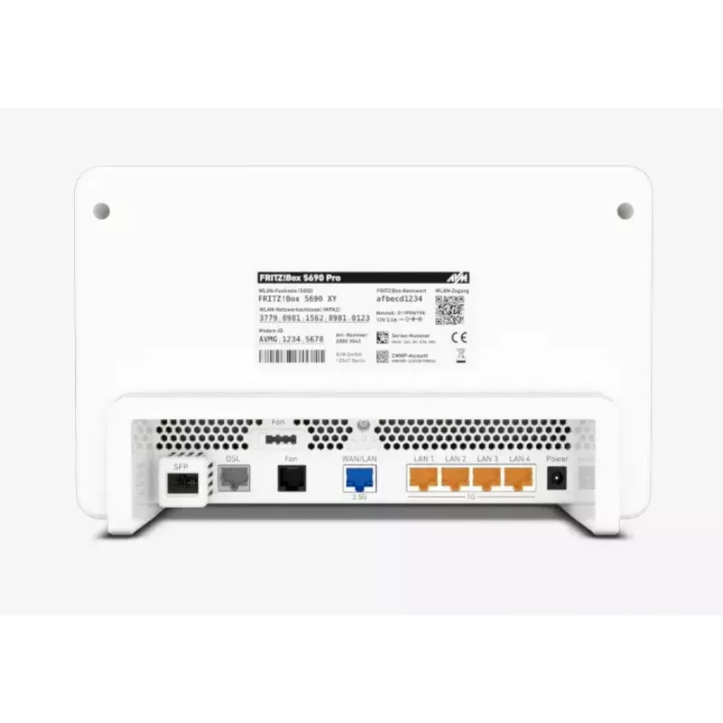 Box 5690 Pro router bezprzewodowy Gigabit Ethernet Three-band (2,4 GHz / 5 GHz / 5 GHz) Biały