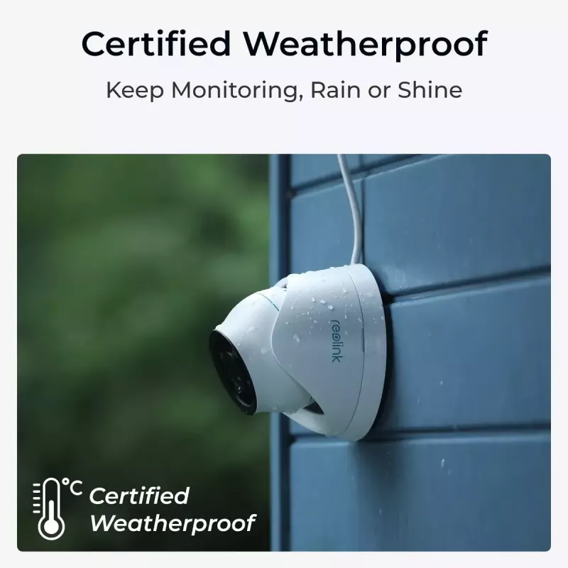 Kamera bezpieczeństwa IP Reolink P434 4K, kopułkowa, 8 MP, 3840×2160, PoE/DC, 2,8–8 mm, IR noc 30 m, microSD do 256 GB