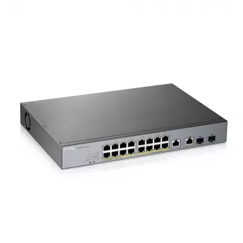 Przełącznik sieciowy Zyxel GS1350-18HP-EU0101F zarządzalny L2 Gigabit Ethernet (10/100/1000) z zasilaniem PoE szary