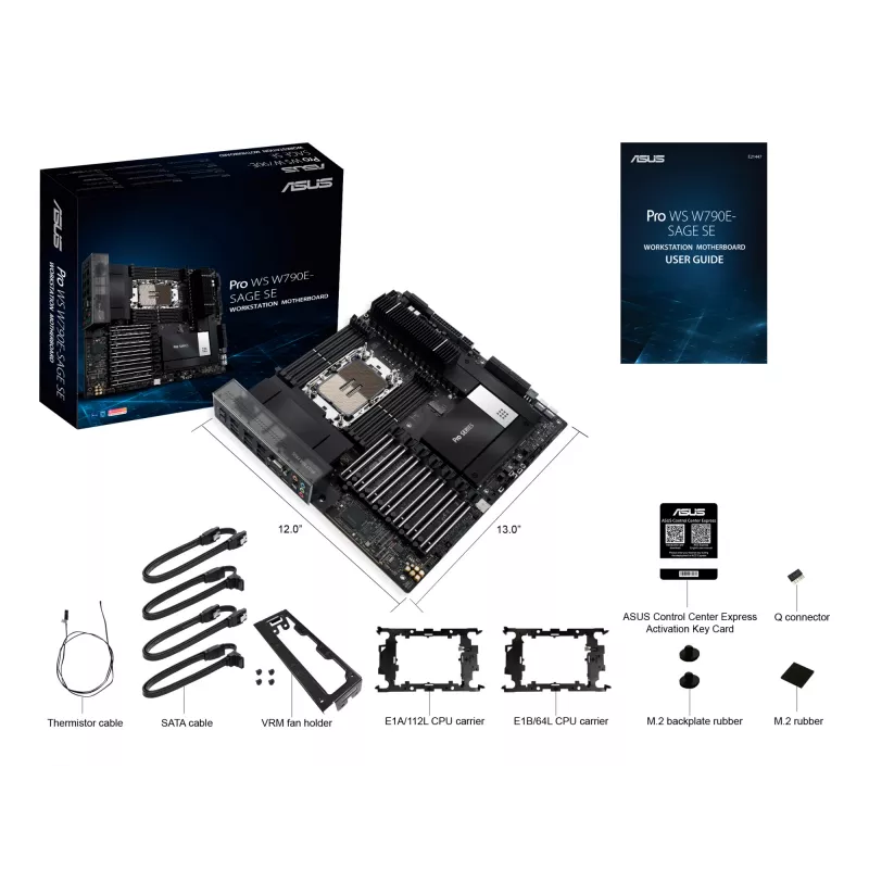 ASUS PRO WS W790E-SAGE SE Intel W790 LGA 4677 (Socket E) EEB