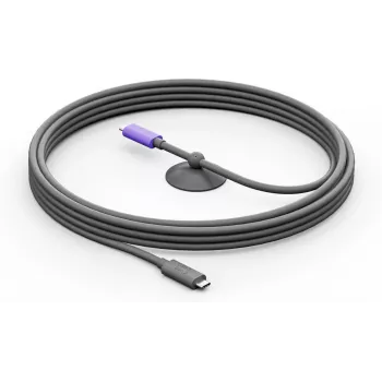 Kabel USB Logitech 952-000195 USB 3.2 Gen 2 5 m USB C Grafitowy Fioletowy