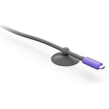 Kabel USB Logitech 952-000195 USB 3.2 Gen 2 5 m USB C Grafitowy Fioletowy