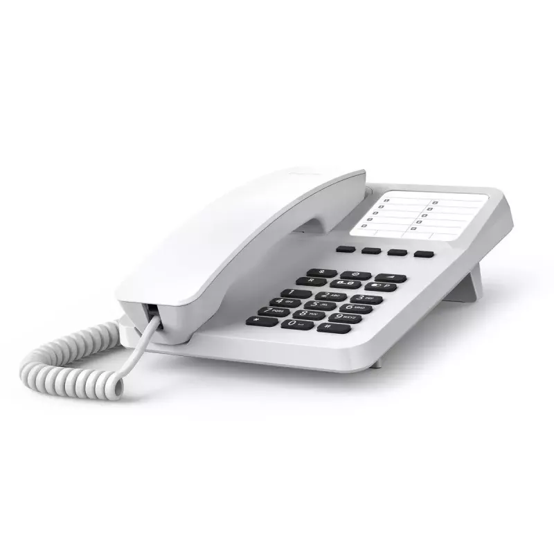 Telefon analogowy Gigaset DESK 400 Biały Przewodowa słuchawka 10 wpisów książki telefonicznej