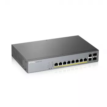 Zyxel GS1350-12HP-EU0101F przełącznik sieciowy zarządzalny L2 Gigabit Ethernet (10/100/1000) Power over Ethernet (PoE) szary