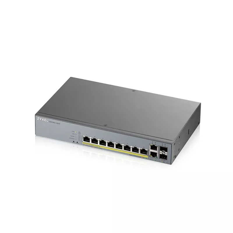 Zyxel GS1350-12HP-EU0101F przełącznik sieciowy zarządzalny L2 Gigabit Ethernet (10/100/1000) Power over Ethernet (PoE) szary