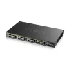 Zyxel GS2220-50HP-EU0101F przełącznik sieciowy Zarządzalny L2 Gigabit Ethernet (10/100/1000) Power over Ethernet (PoE) Czarny