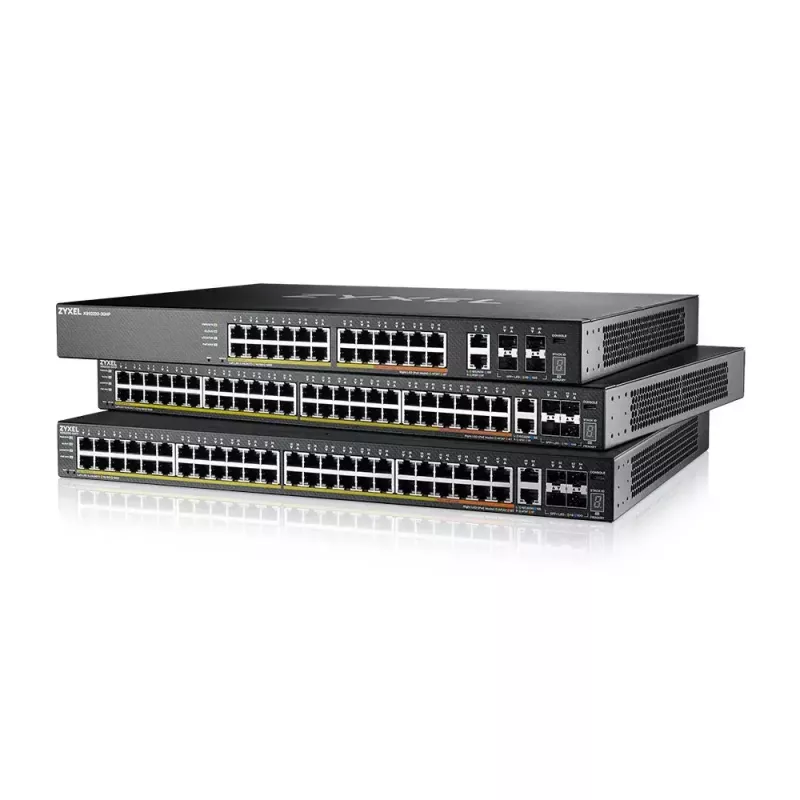 Zyxel XGS2220-30 Zarządzalny przełącznik L3 Gigabit Ethernet (10/100/1000) Czarny