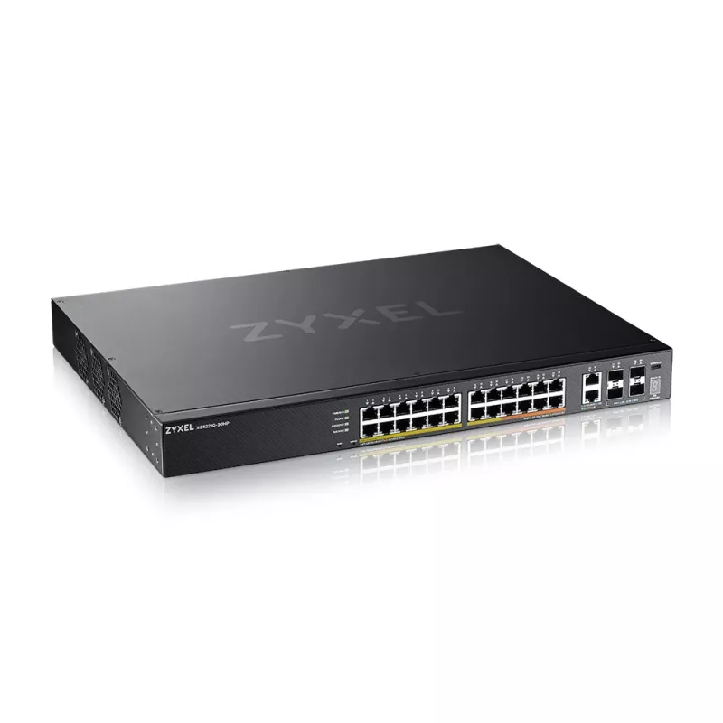 Zyxel XGS2220-30HP Managed L3 Gigabit Ethernet (10/100/1000) Power over Ethernet (PoE) Czarny