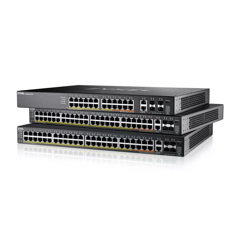 Zyxel XGS2220-30HP Managed L3 Gigabit Ethernet (10/100/1000) Power over Ethernet (PoE) Czarny