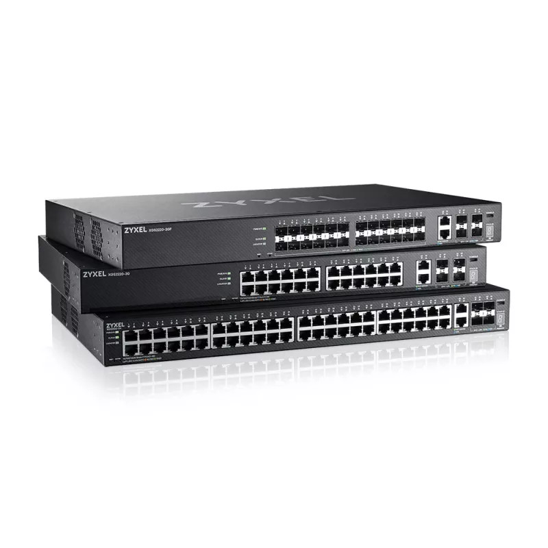 Przełącznik zarządzalny Zyxel XGS2220-30F L3 24 SFP 4 SFP+ 168 Gbit/s