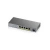 Zyxel GS1350-6HP-EU0101F przełącznik sieciowy Zarządzalny L2 Gigabit Ethernet (10/100/1000) Power over Ethernet (PoE) Szary