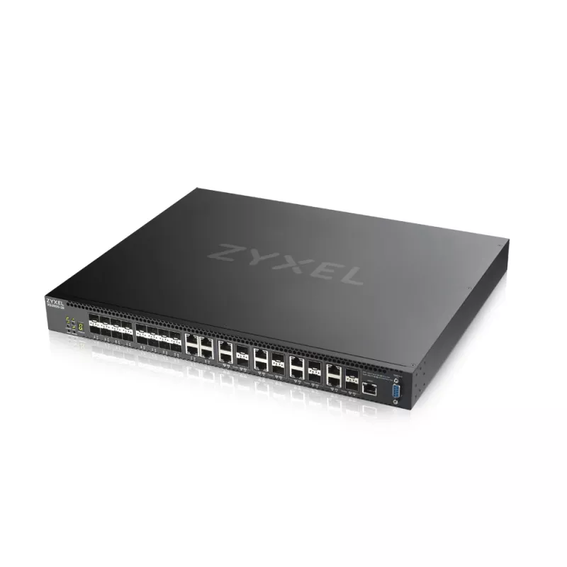 Zyxel XS3800-28 Zarządzalny przełącznik L2+ 10G Ethernet (100/1000/10000) Czarny