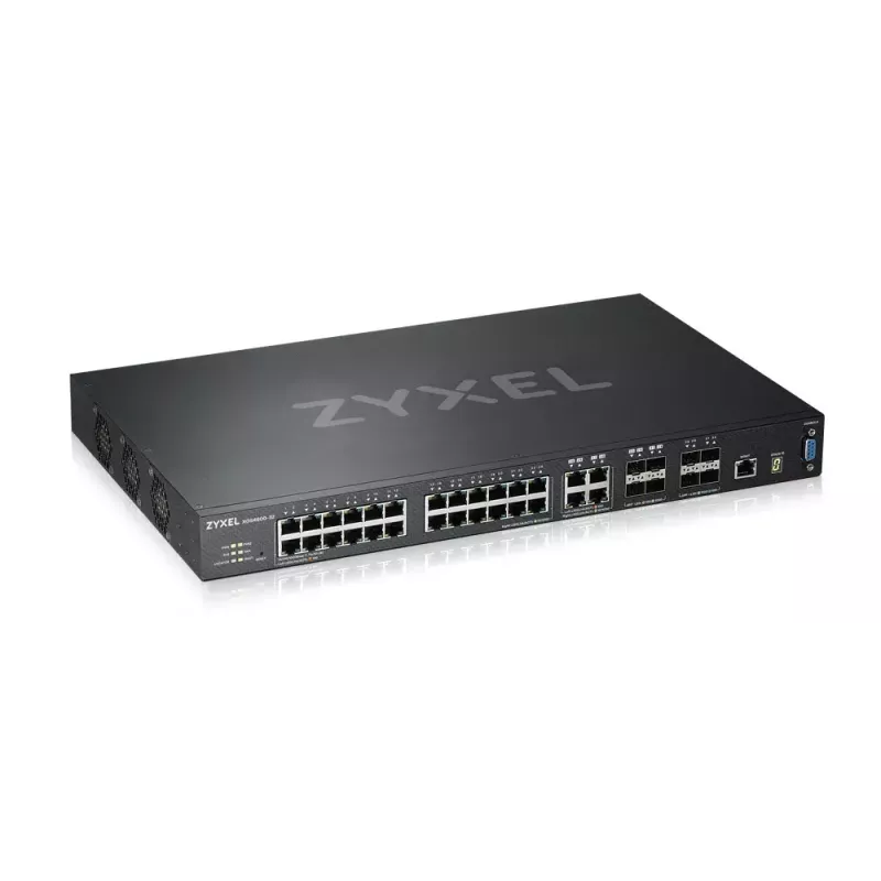 Zyxel XGS4600-32 zarządzany przełącznik L3 Gigabit Ethernet (10/100/1000) czarny