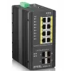 Zyxel RGS200-12P Zarządzalny przełącznik L2 Gigabit Ethernet (10/100/1000) Power over Ethernet (PoE) Czarny