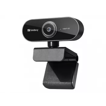 Kamera internetowa Sandberg USB Webcam Flex 1080P HD, 2 MP, 1920 x 1080 pikseli, Full HD, 30 kl./s, USB, czarna