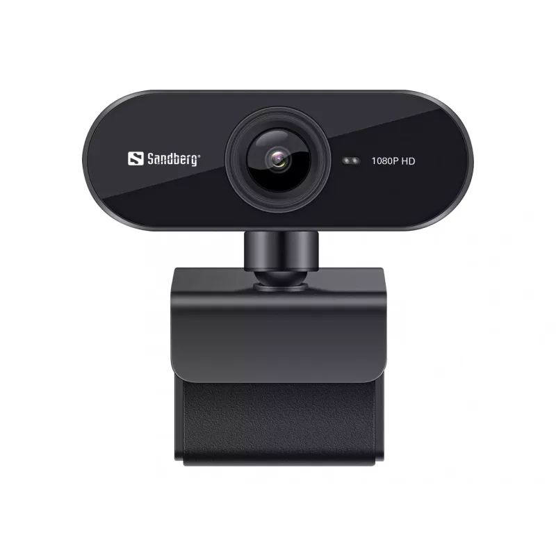 Kamera internetowa Sandberg USB Webcam Flex 1080P HD, 2 MP, 1920 x 1080 pikseli, Full HD, 30 kl./s, USB, czarna