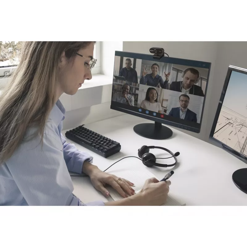 Kamera internetowa Sandberg USB Webcam Flex 1080P HD, 2 MP, 1920 x 1080 pikseli, Full HD, 30 kl./s, USB, czarna