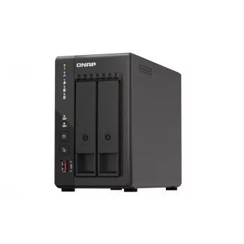 QNAP TS-253E NAS Tower Intel® Celeron® J6412 8 GB 0 TB QNAP QTS Czarny