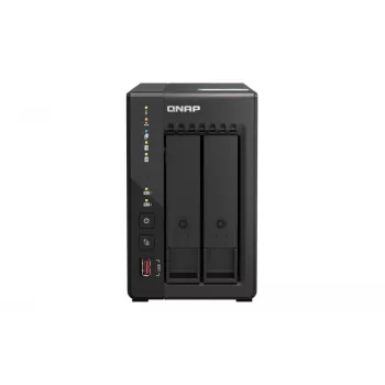 QNAP TS-253E NAS Tower Intel® Celeron® J6412 8 GB 0 TB QNAP QTS Czarny