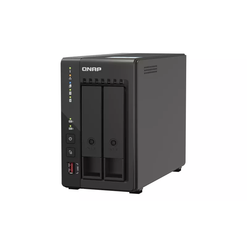 QNAP TS-253E NAS Tower Intel® Celeron® J6412 8 GB 0 TB QNAP QTS Czarny