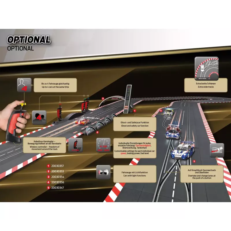 Zestaw pojazdu wyścigowego i toru CARRERA Carrera Full Speed Multicolour