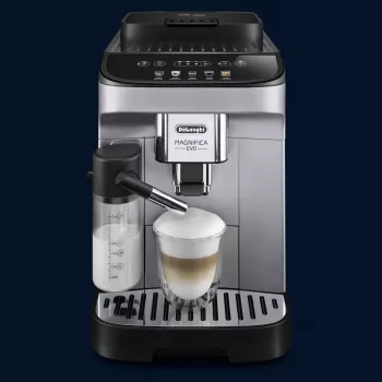 Ekspres do kawy De’Longhi Magnifica ECAM 290.61.SB — w pełni automatyczny, zbiornik na wodę 1,8 l, sterowanie dotykowe, 1450 W, srebrny