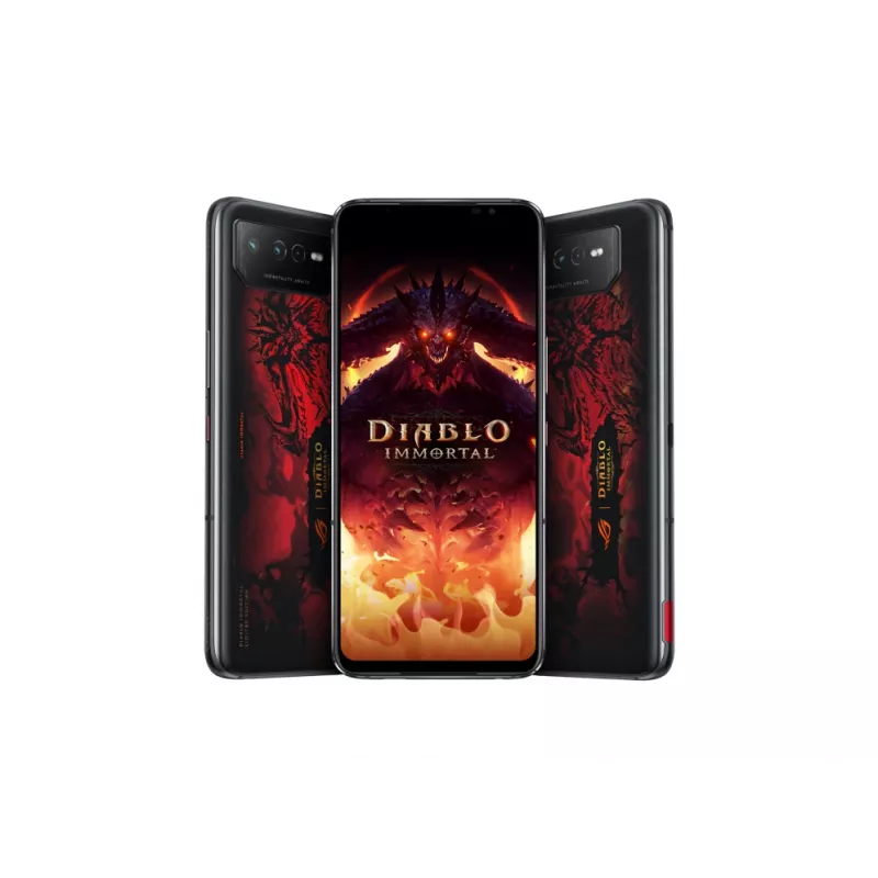 ASUS ROG Phone 6 Diablo Immortal Edition 17,2 cm (6,78 cala) Dual SIM Android 12 5G USB Type-C 16 GB 512 GB 6000 mAh Czarny, Czerwony