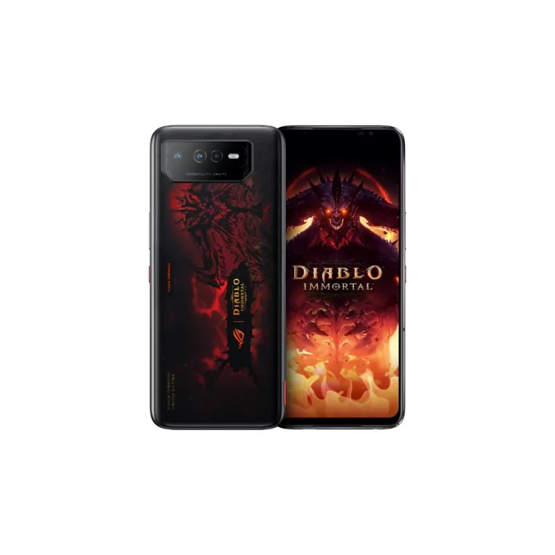 ASUS ROG Phone 6 Diablo Immortal Edition 17,2 cm (6,78 cala) Dual SIM Android 12 5G USB Type-C 16 GB 512 GB 6000 mAh Czarny, Czerwony