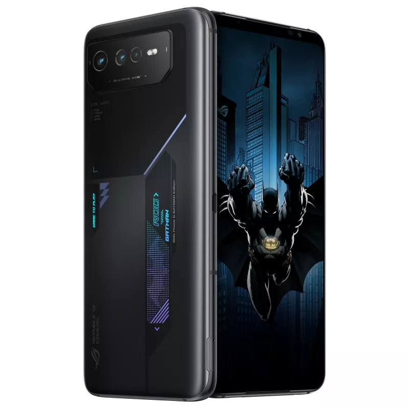 Smartfon ASUS ROG Phone 6D Batman Edition, 12 GB/256 GB, 6,78 cala, Night Black