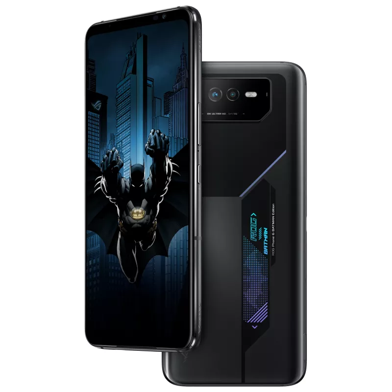 Smartfon ASUS ROG Phone 6D Batman Edition, 12 GB/256 GB, 6,78 cala, Night Black