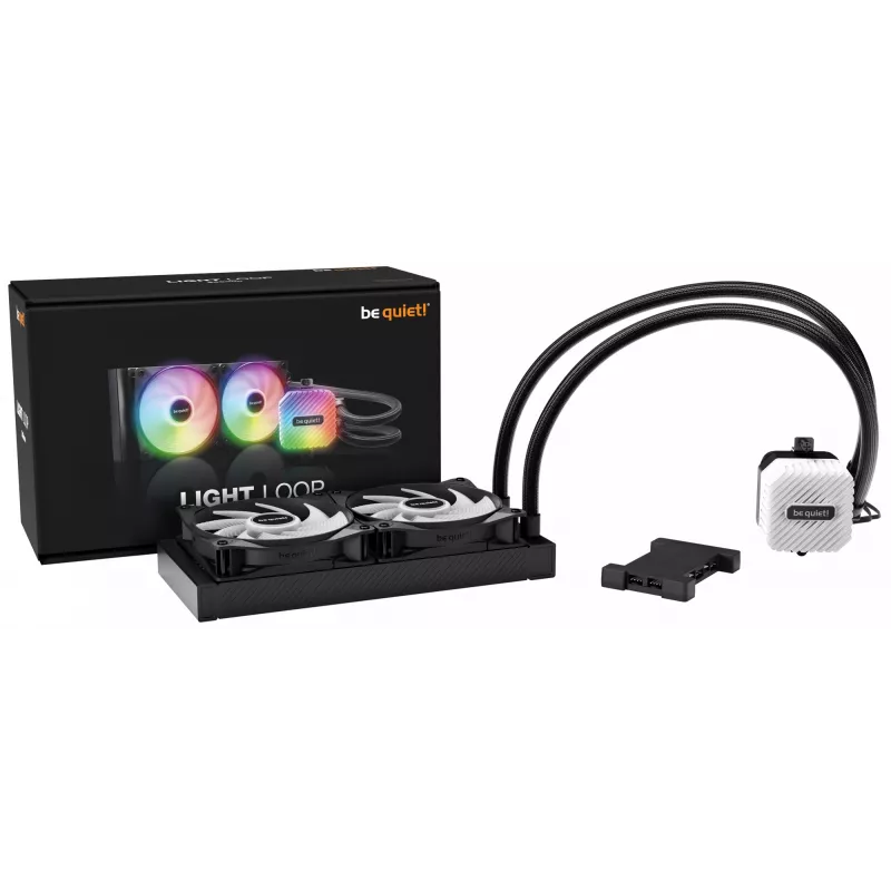 be quiet! LIGHT LOOP 240mm Czarny Procesor All-in-one chłodzenie cieczą 12 cm 1 szt.