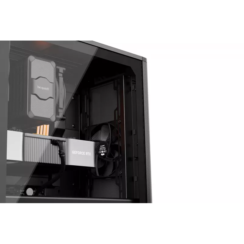 Obudowa PC bequiet! PURE BASE 501 Airflow Window MIDI Tower — ATX, szkło hartowane, wsparcie dla 3x140/240 mm, 2x3,5 cala + 5x2,5 cala, USB-A x2, USB-C x1