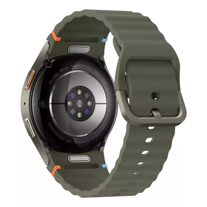 Samsung Galaxy Watch7 3.3 cm (1.3 cala) AMOLED 40 mm Cyfrowy 432 x 432 pikseli Dotykowy Zielony Wi-Fi GPS (satelitarny)