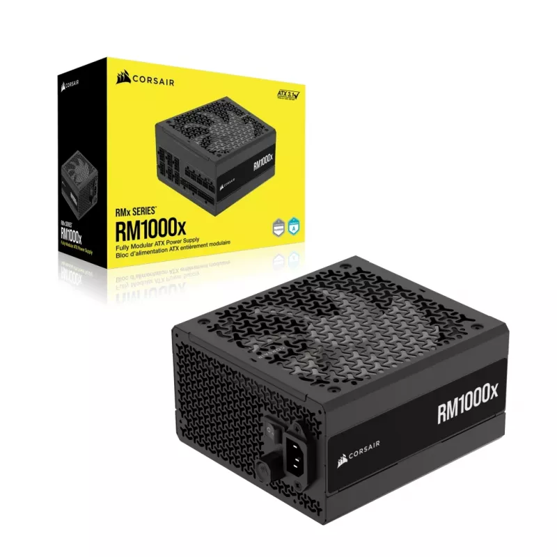 Zasilacz CORSAIR - 1000W Seria RMx RM1000x 24-pin ATX Czarny