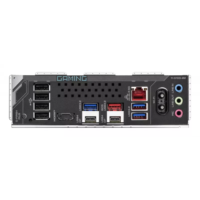 Płyta główna GIGABYTE X870 GAMING X WIFI7 - obsługuje procesory AMD Ryzen 9000, 16+2+2 faz VRM, do 8000 MHz DDR5 (OC), 1xPCIe 5.0 + 2xPCIe 4.0, Wi-Fi 7, 2.5GbE LAN, USB 4
