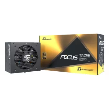 SEASONIC Focus Gx Zasilacz 750 W 20+4-pin ATX ATX Czarny