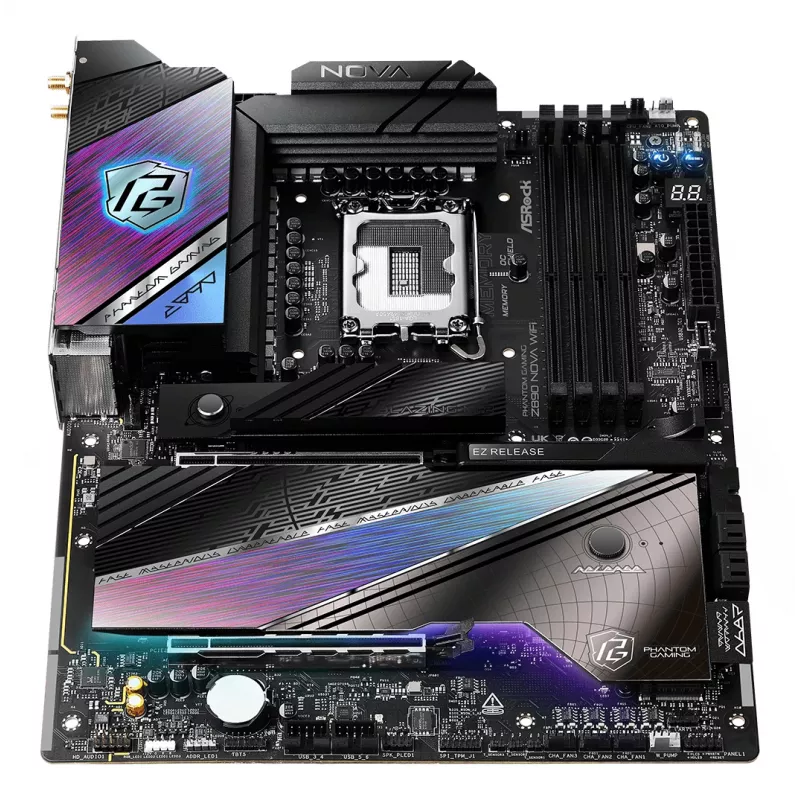 Płyta główna ASRock Z890 Nova WiFi LGA1851 Intel Z890 4x DDR5 1x HDMI 2.1 TMDS/FRL 8G 2x Thunderbolt 4 ATX